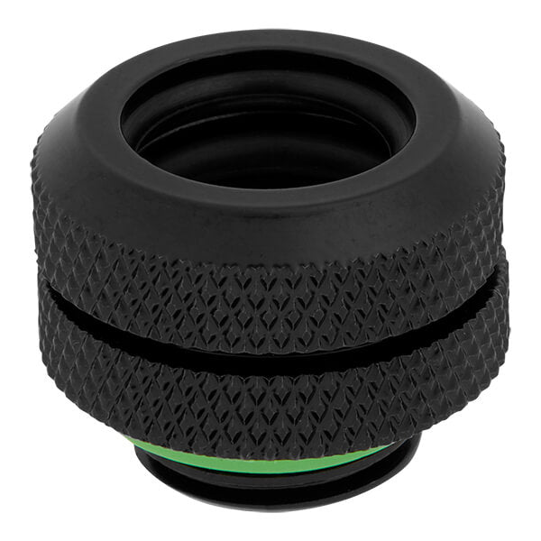 Corsair Hydro X Series XF Hardline 12mm OD Fitting Four Pack (Black)