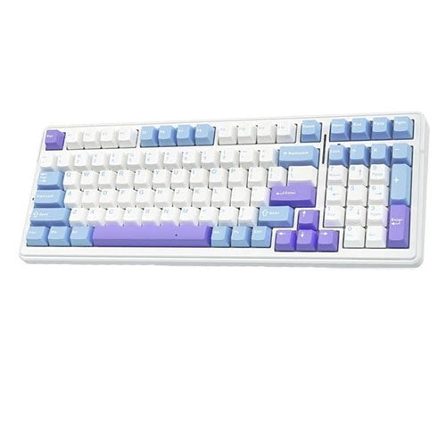 Aula F99 Tri Mode RGB Mechanical Gaming Blue White Keyboard with Graywood Switches