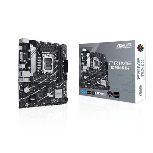 Asus Prime B760M-K D4 M-ATX DDR4 Motherboard