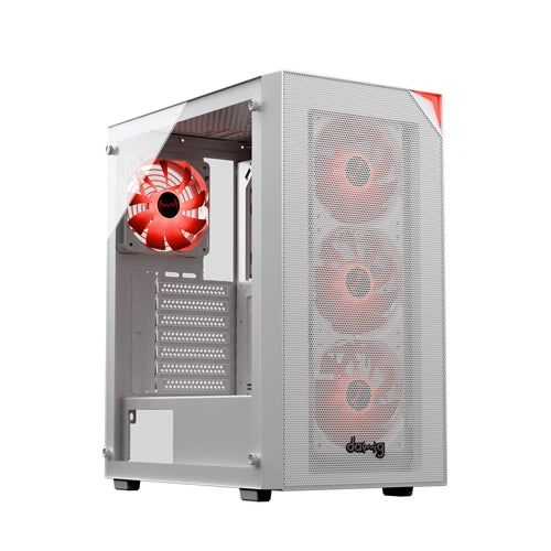 Dawg Y 804 White ARGB ATX Mid Tower Case