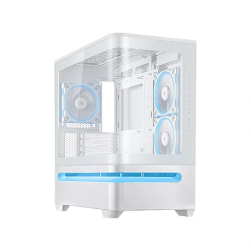 Asus Prime AP202 ARGB White M-ATX Mini Tower Case