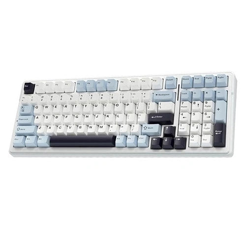 Aula F99 Tri Mode RGB Mechanical Gaming Ice Blue Keyboard with Reaper Switches