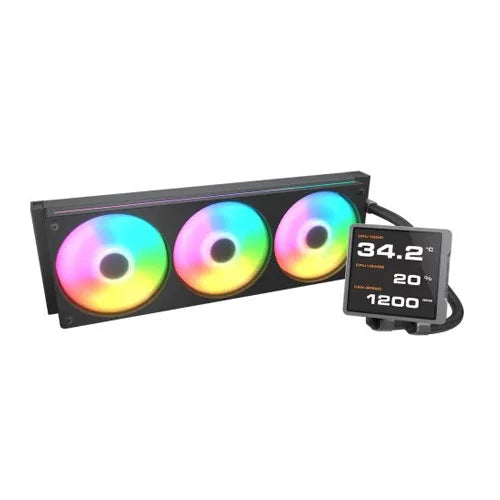 Cougar Poseidon Vistek Pro 360mm ARGB CPU Liquid Cooler with LCD Display