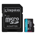 Kingston Canvas Go Plus microSD Memory Card 256GB with Adapter