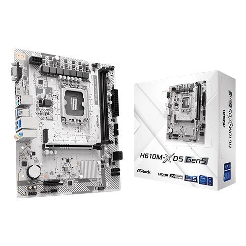 ASRock H610M-X D5 Gen5 M-ATX Motherboard