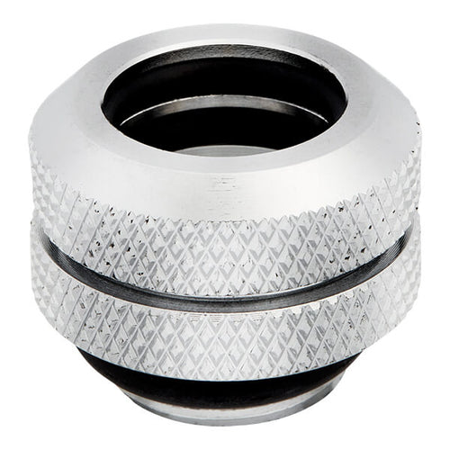 Corsair Hydro X Series XF Hardline 12mm OD Fitting Four Pack (Chrome)