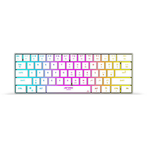 Ant Esports MK1500 Mini RGB White Wireless Gaming Keyboard
