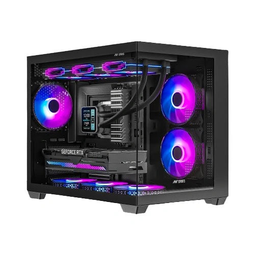 Ant Esports Crystal X6 Mini ARGB M-ATX Mini Tower Case