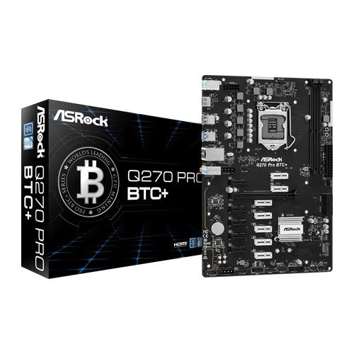 ASRock Q270 Pro BTC Plus ATX DDR4 Motherboard