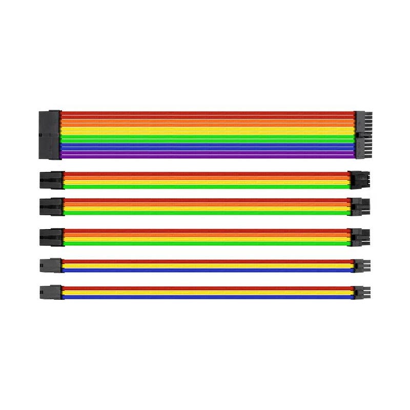 Thermaltake Mod Sleeve Extension Cable (Rainbow)