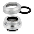 Corsair Hydro X Series XF Hardline 12mm OD Fitting Four Pack (Chrome)