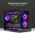Ant Esports Crystal X6 Mini ARGB M-ATX Mini Tower Case