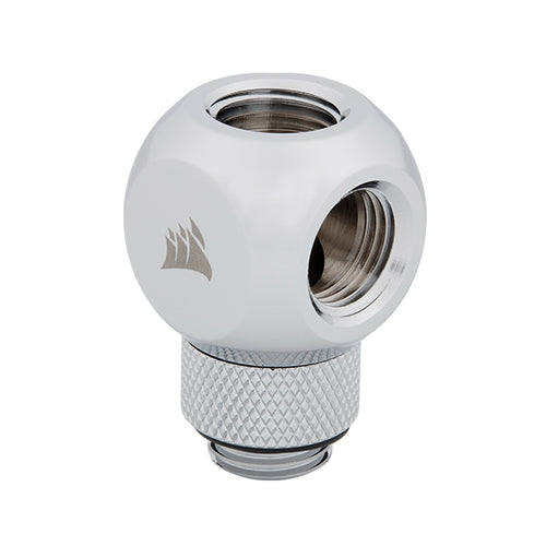 Corsair Hydro X Series XF Hardline Rotary Y-Splitter (Chrome)