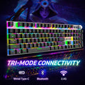 Ant Esports MK4400 Pro Wireless RGB Mechanical Gaming Keyboard With Red Switches