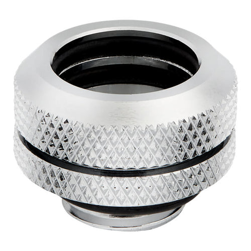 Corsair Hydro X Series XF Hardline 14mm OD Fitting Four Pack (Chrome)