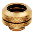 Corsair Hydro X Series XF Hardline 14mm OD Fitting Four Pack (Gold)