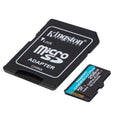 Kingston Canvas Go Plus microSD Memory Card 256GB with Adapter