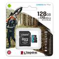 Kingston Canvas Go Plus microSD Memory Card 128GB with Adapter