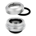 Corsair Hydro X Series XF Hardline 14mm OD Fitting Four Pack (Chrome)