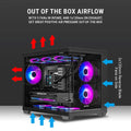 Ant Esports Crystal X6 Mini ARGB M-ATX Mini Tower Case