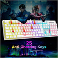 Ant Esports MK3400 Pro V3 White Mechanical Gaming Keyboard with Red Switches