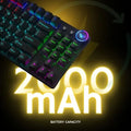 Aula M75 Tri-Mode RGB Mechanical Gaming Keyboard With Red Switches