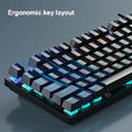 Aula S2022 Rainbow Backlight Mechanical Gaming Keyboard With Blue Switches
