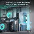 CORSAIR iCUE LINK XD6 RGB Elite LED White Pump and Reservoir