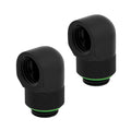 Corsair Hydro X Series XF Hardline 90° Rotary Adapter Twin Pack (Black)
