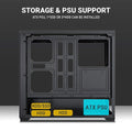 Ant Esports Crystal X6 Lite ARGB E-ATX Mid Tower Case