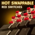 Aula M75 Tri-Mode RGB Mechanical Gaming Keyboard With Red Switches