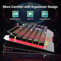 Aula T102 Gaming Keyboard and Mouse Combo With Gray Panel Black Keycaps