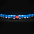EK-Quantum Torque 6 Pack HDC 14 - Blue Special Edition (10mm ID / 14mm OD - G1/4 - Hard Tube Compression Fittings)