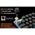 Ant Esports MK4400 Pro Wireless RGB Mechanical Gaming Keyboard With Brown Switches