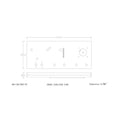 Bykski ARGB Distro Plate For Cooler Master Cosmos C700P -RGV-CM-700P