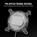 CORSAIR Hydro X Series XC7 RGB PRO CPU Water Block (1700/1200/AM5/AM4) - White