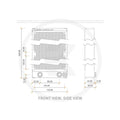 EK-CoolStream CE 280 - 280mm - Water Cooling Radiator - Black