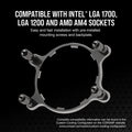 CORSAIR Hydro X Series XC7 RGB PRO CPU Water Block (1700/1200/AM5/AM4) - White