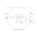 EK-Quantum Scalar - Flow Indicator - Bottom-To-Top - D-RGB - Black
