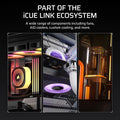 CORSAIR iCUE LINK XD6 RGB Elite LCD Pump and Reservoir With LCD screen - White