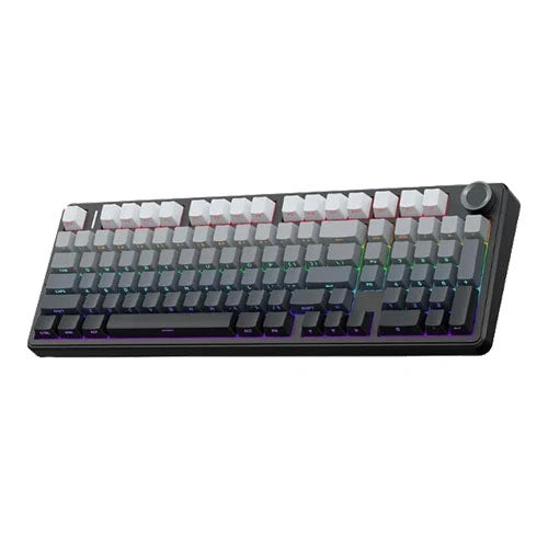 Aula F99 Pro Side Engraved Keycaps Wireless Tri Mode RGB Mechanical Gaming Gradient Gray Keyboard With Nimbus Switch