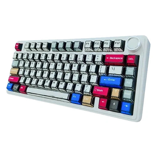 Aula F75 Comic Keycap Wireless Tri Mode RGB 75 Percent Mechanical Gaming Keyboard With Reaper Switch