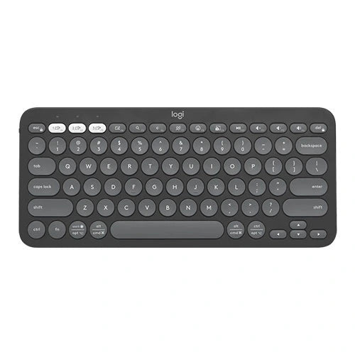 Logitech Pebble Keys 2 K380S Graphite Wireless Keyboard