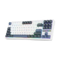 Aula F87 Tri Mode RGB Mechanical Gaming Smoke Blue Keyboard With Graywood Switch