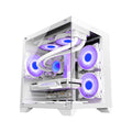 Ant Esports Crystal Z2 ARGB White M-ATX Mid-Tower Case