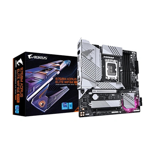 Gigabyte B760M Aorus Elite WiFi6E GEN5 M-ATX Motherboard
