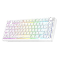 Aula F75 Wireless Tri Mode RGB 75 Percent Mechanical White Gaming Keyboard With Star Vector Switch