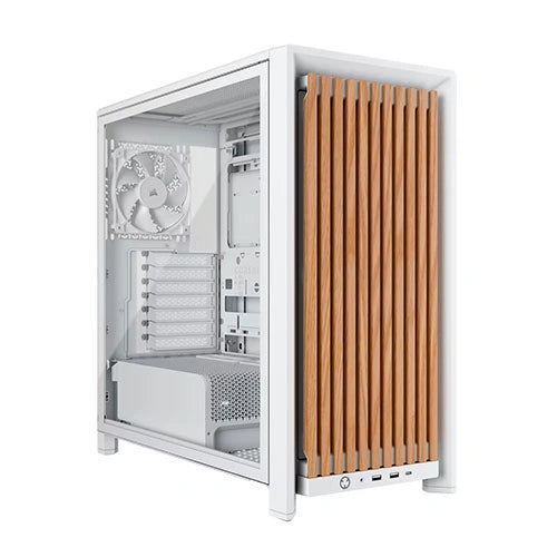 Corsair Frame 4000D Wood RS Modular White E-ATX Mid Tower Case