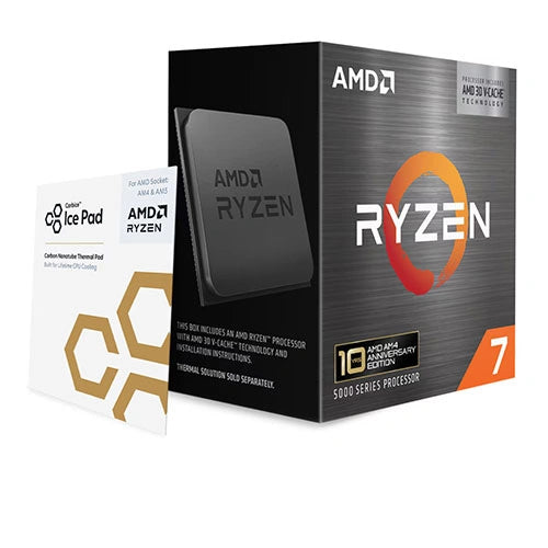 AMD Ryzen 7 5800X3D Processor 10th Anniversary Edition With Carbice Ice Pad