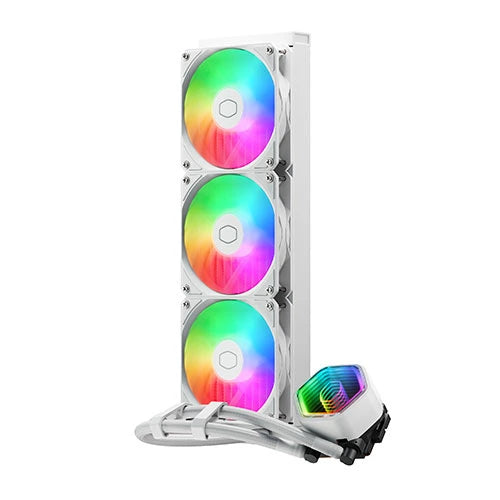Cooler Master Elite 490 White ARGB M-ATX Mini Tower Case